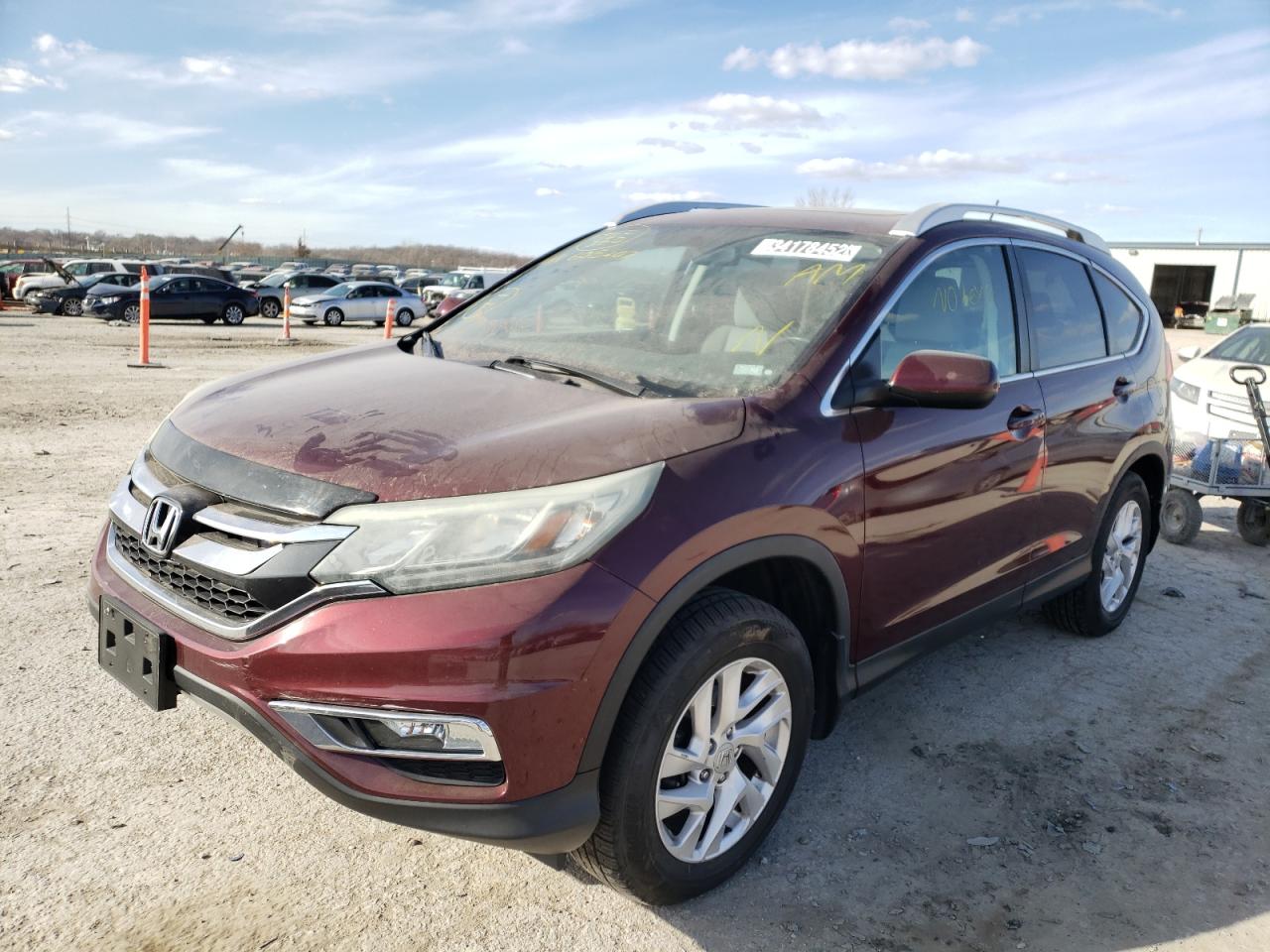 Photo 2 from auction – 2016 HONDA CR-V EX with VIN 2HKRM4H51GH605807