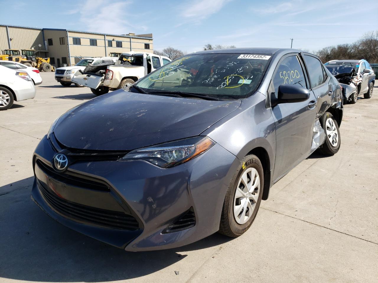 Photo 2 from auction – 2017 TOYOTA COROLLA L with VIN 2T1BURHE9HC951333