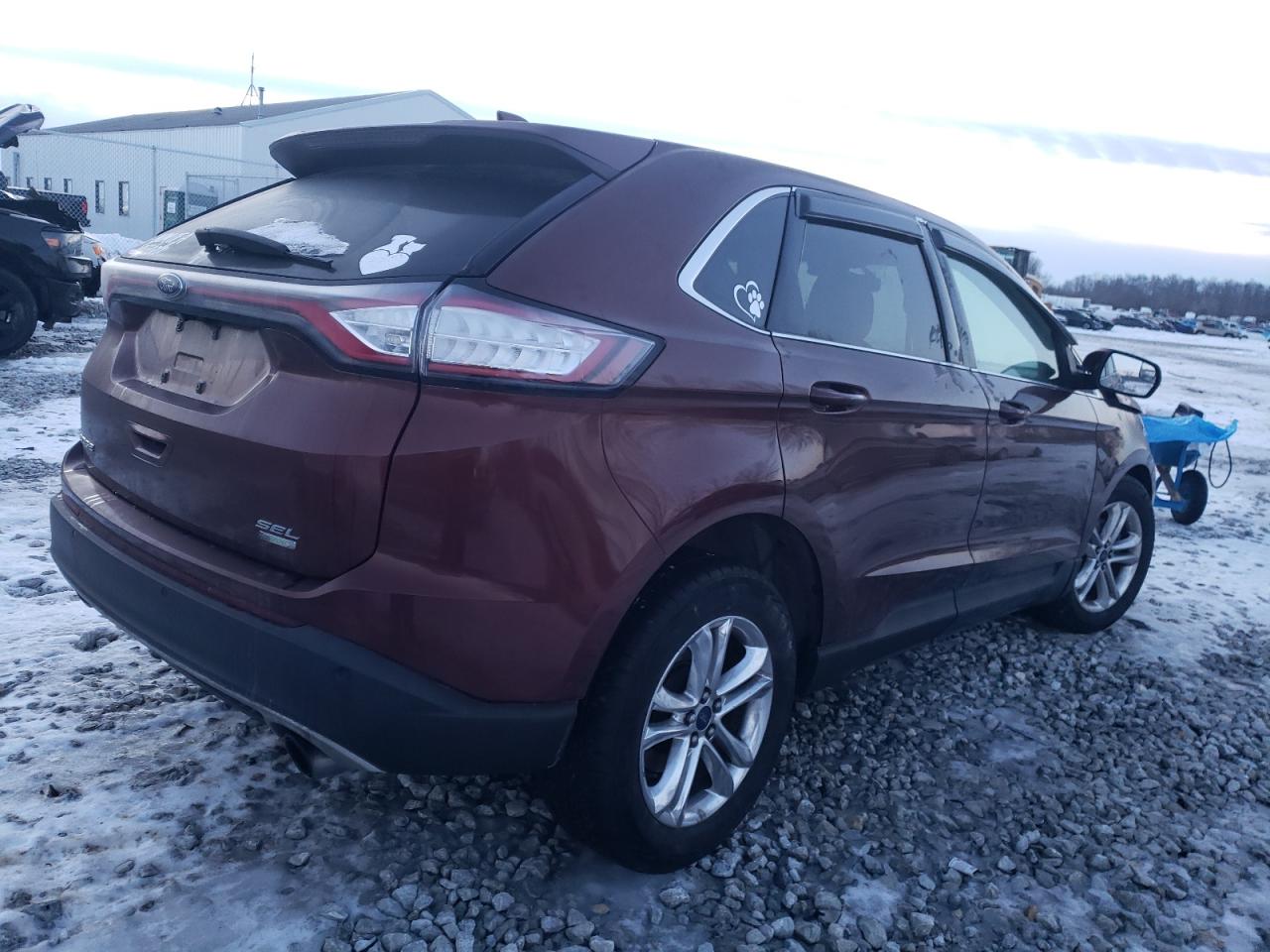 Photo 4 from auction – 2015 FORD EDGE SEL with VIN 2FMTK3J92FBB08435