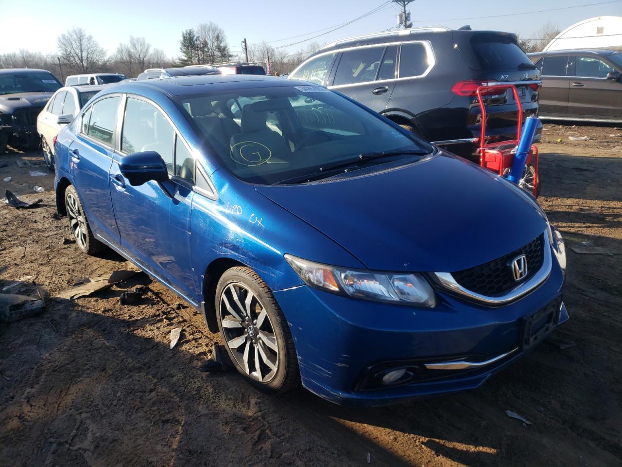 HONDA CIVIC EXL 2015 with VIN 19XFB2F93FE226006 - Photo from auction
