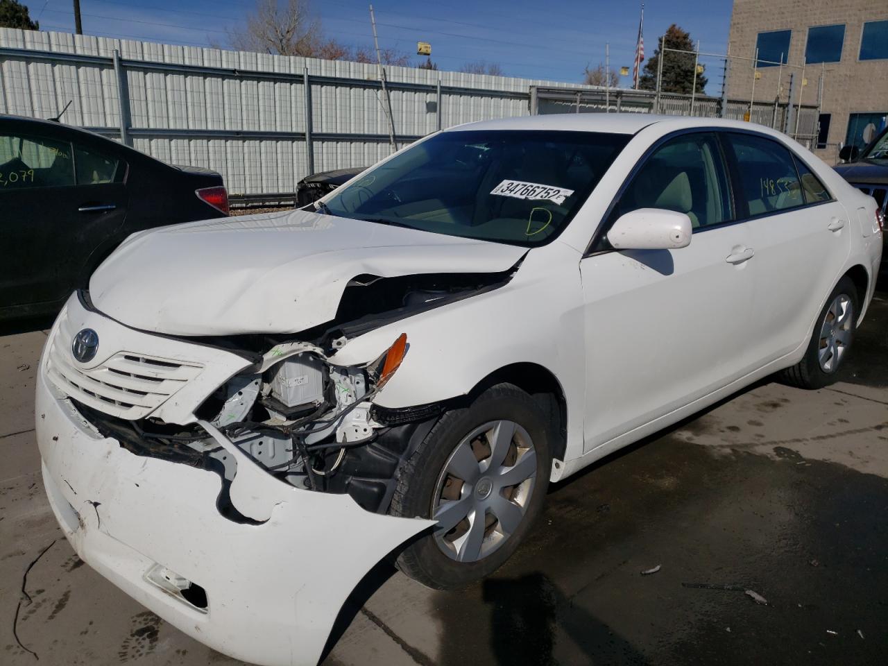 Photo 2 from auction – 2008 TOYOTA CAMRY CE with VIN 4T1BE46K18U788667