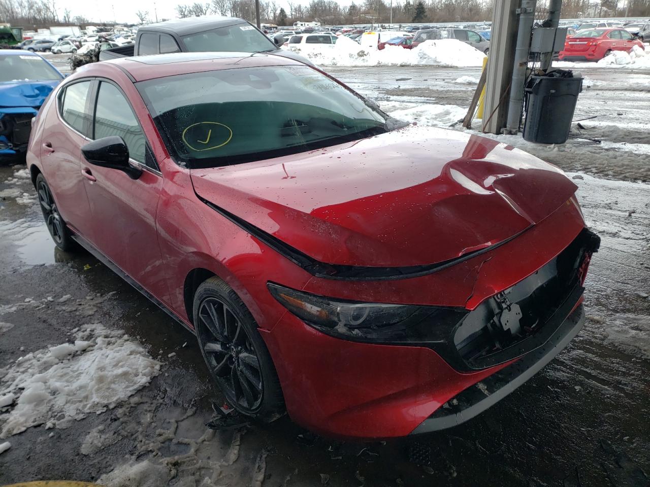 MAZDA 3 2021 with VIN JM1BPBJYXM1310600 - Photo from auction