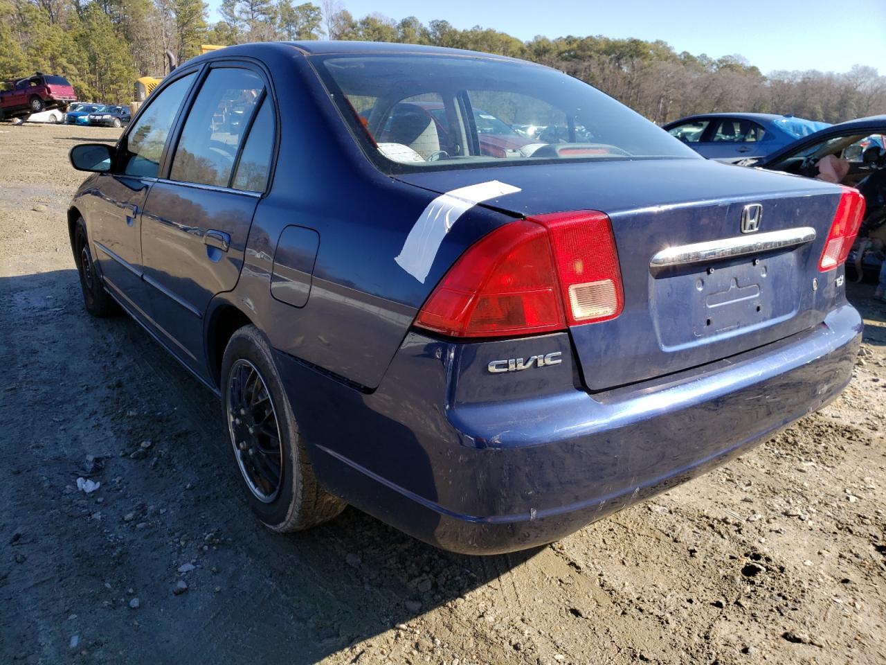 Photo 3 from auction – 2001 HONDA CIVIC EX with VIN 1HGES26731L012192