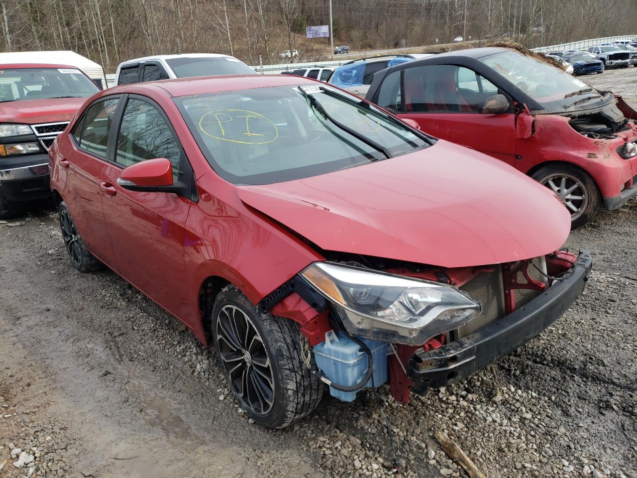 TOYOTA COROLLA L 2014 with VIN 2T1BURHE7EC195786 - Photo from auction