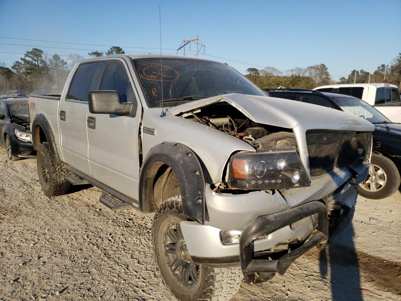 FORD F150 SUPER 2005 with VIN 1FTPW14545FA73837 - Photo from auction