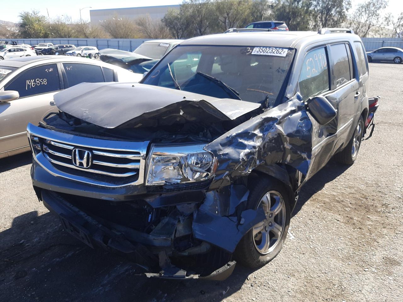 Photo 2 from auction – 2013 HONDA PILOT EXL with VIN 5FNYF3H54DB008273