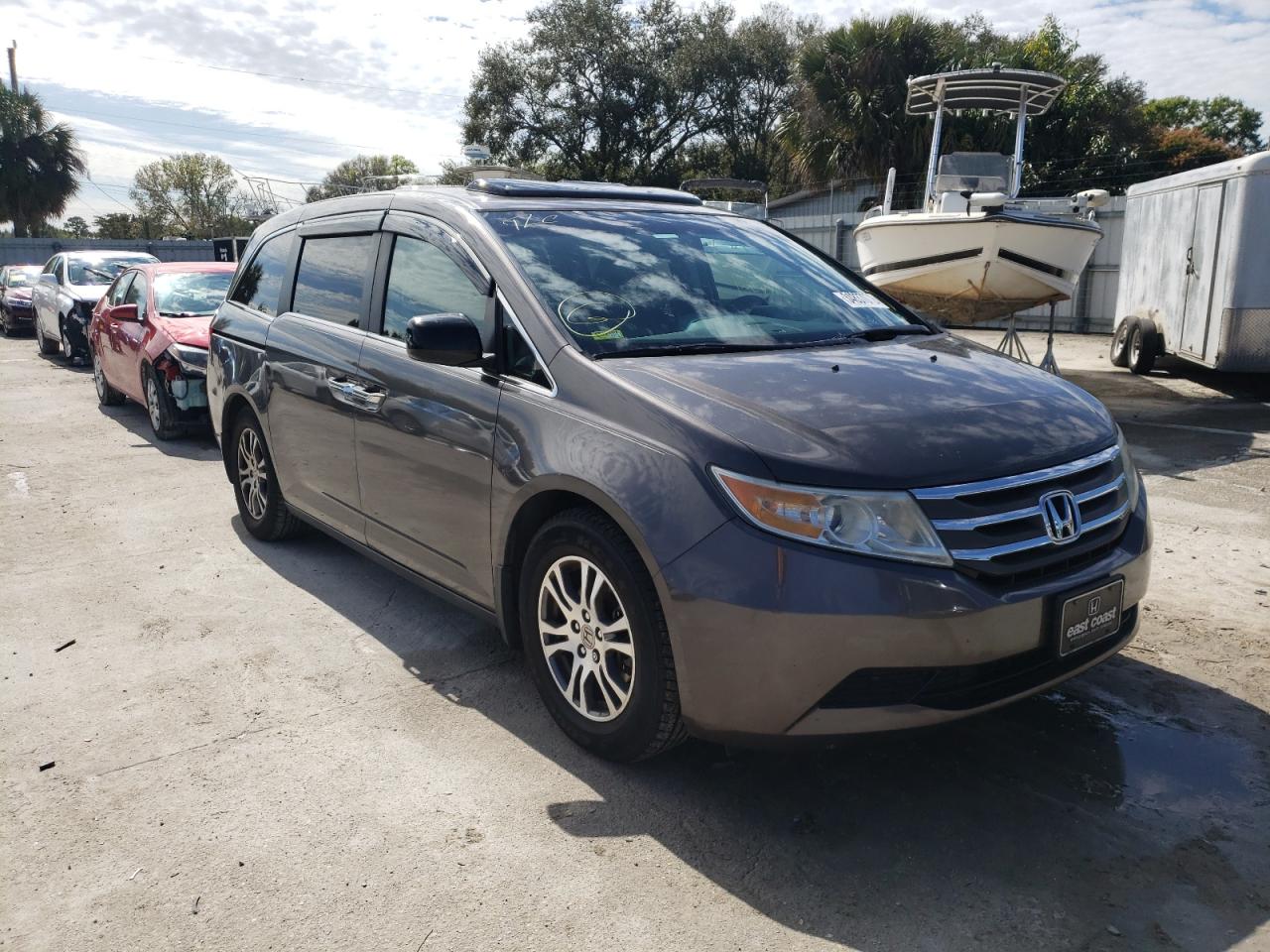 HONDA ODYSSEY EX 2011 with VIN 5FNRL5H69BB047715 - Photo from auction