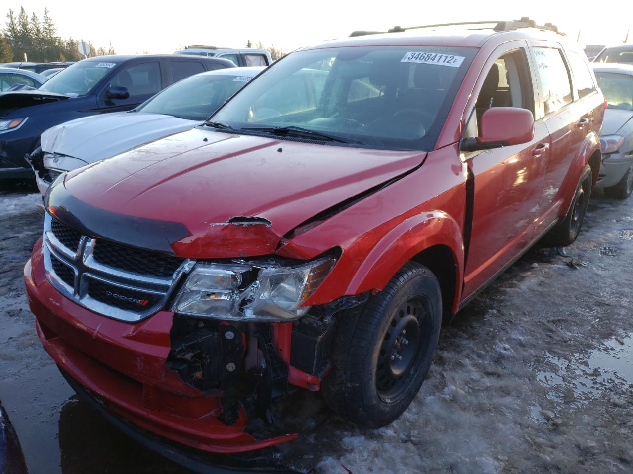 Photo 2 from auction – 2016 DODGE JOURNEY SE with VIN 3C4PDCAB9GT187871