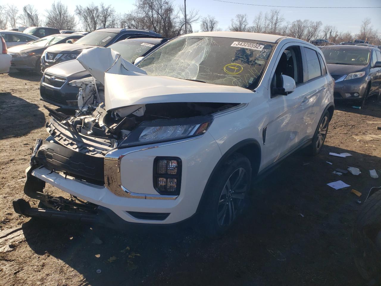 Photo 2 from auction – 2020 MITSUBISHI OUTLANDER with VIN JA4AR3AUXLU021992