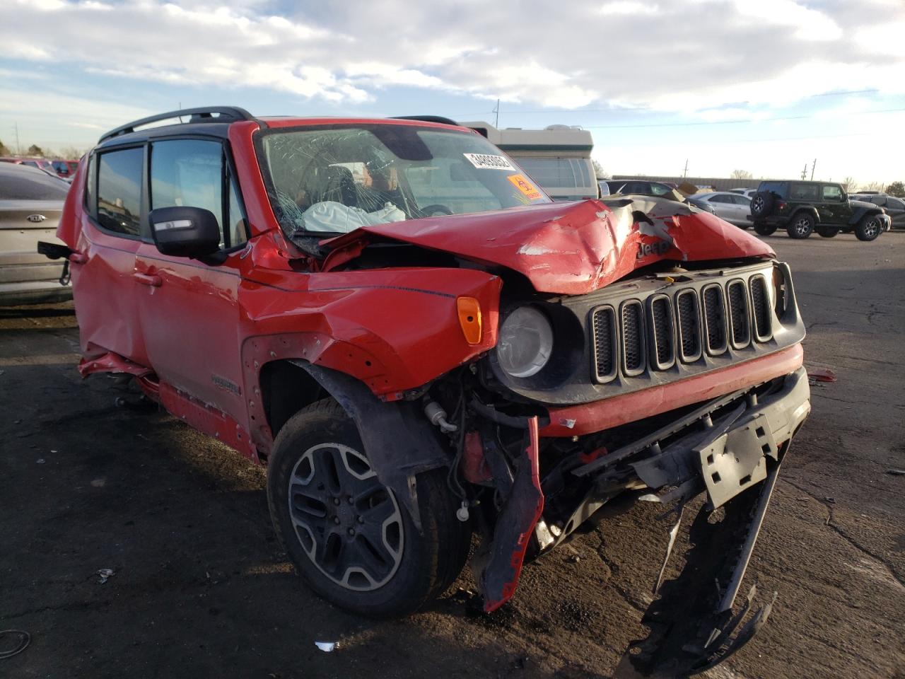 JEEP RENEGADE T 2016 with VIN ZACCJBCT5GPD61899 - Photo from auction