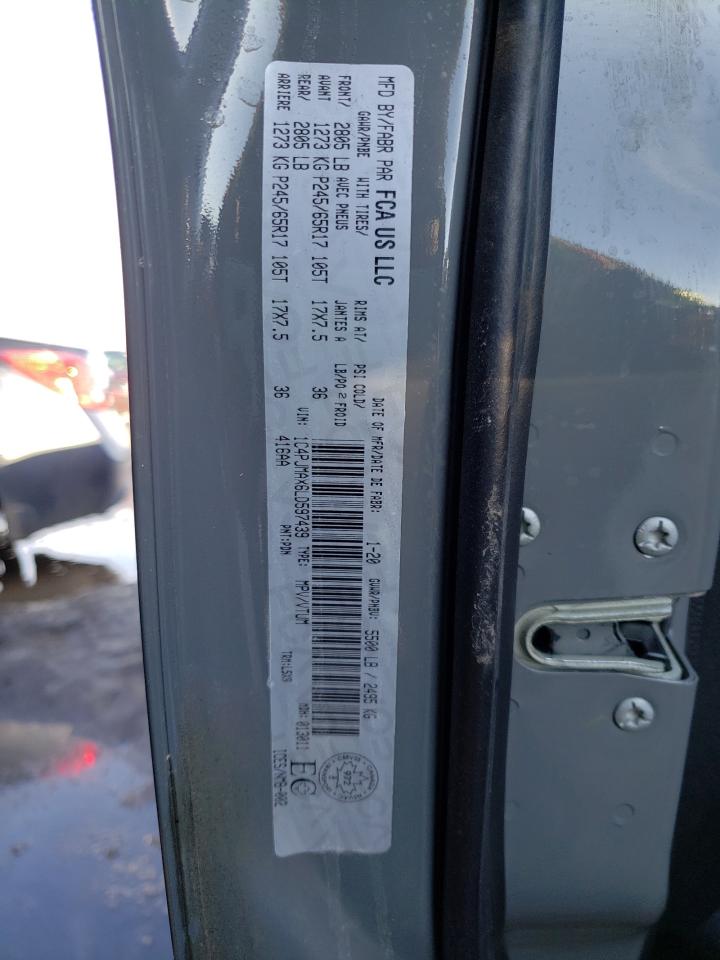 Photo 10 from auction – 2020 JEEP CHEROKEE S with VIN 1C4PJMAX6LD597439