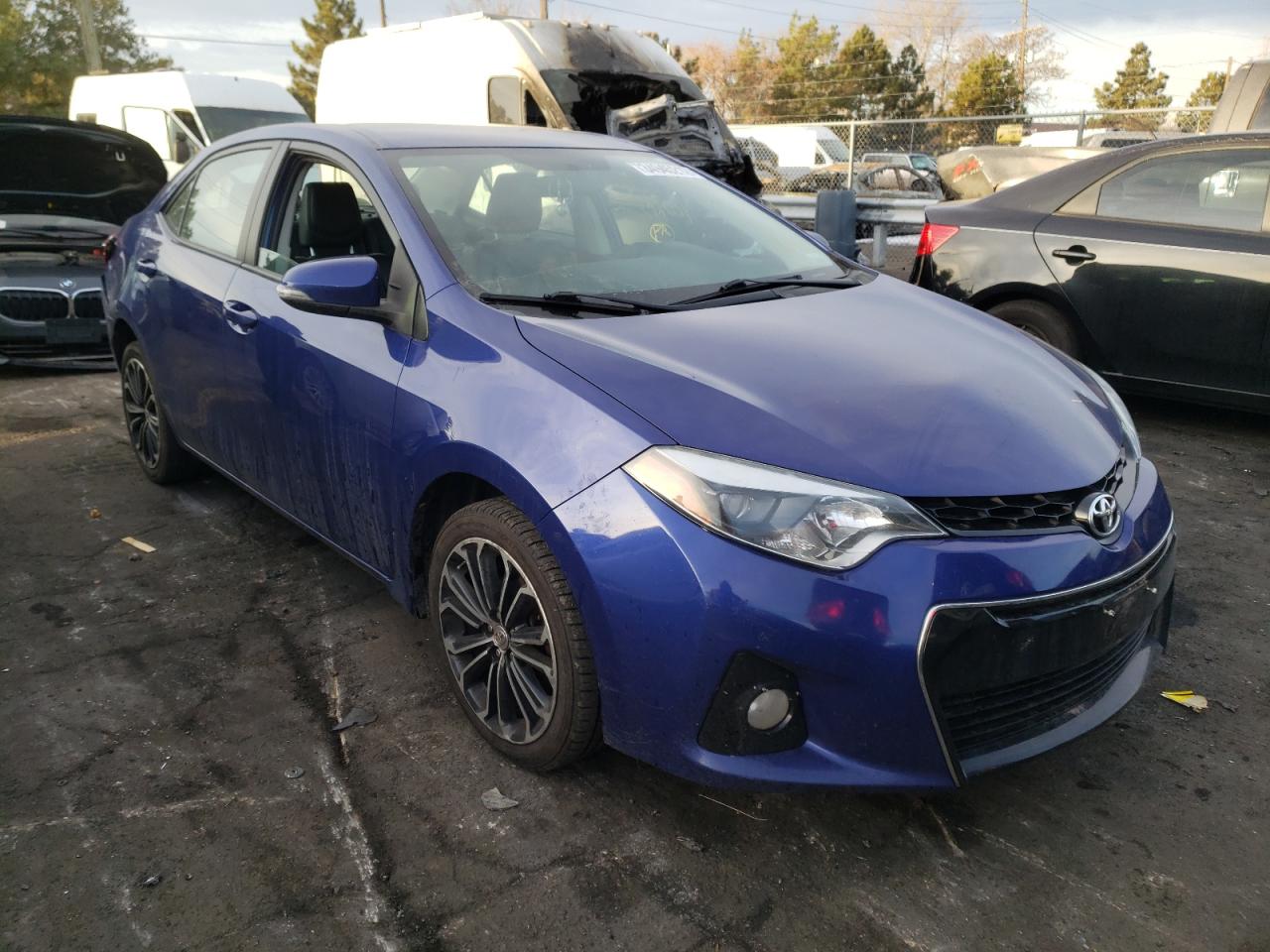 TOYOTA COROLLA L 2014 with VIN 2T1BURHE9EC224799 - Photo from auction