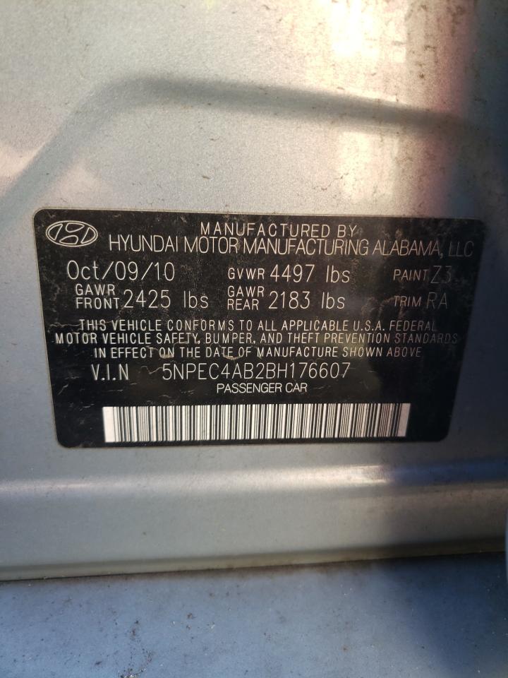 صورة رقم 10 من المزاد - 2011 HYUNDAI SONATA SE مع VIN 5NPEC4AB2BH176607