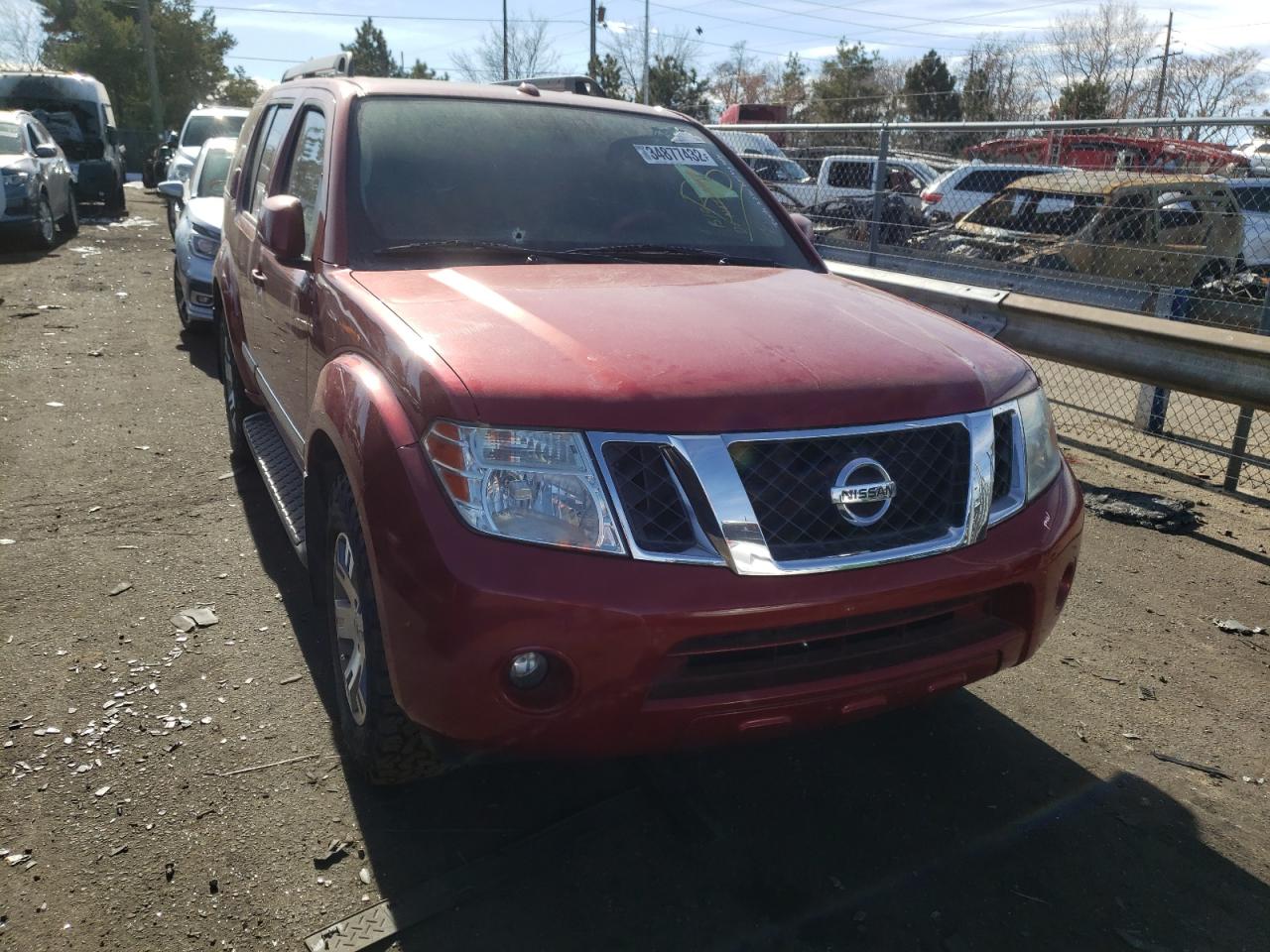 Photo 9 from auction – 2012 NISSAN PATHFINDER with VIN 5N1AR1NB6CC603642