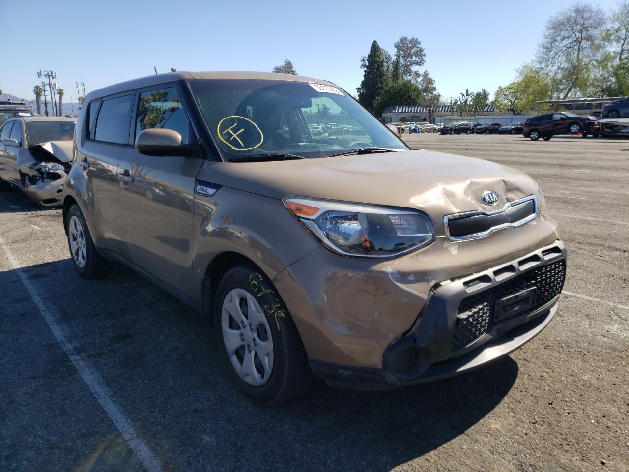 KIA SOUL 2015 z numerem VIN KNDJN2A23F7220220 - Zdjęcie z aukcji