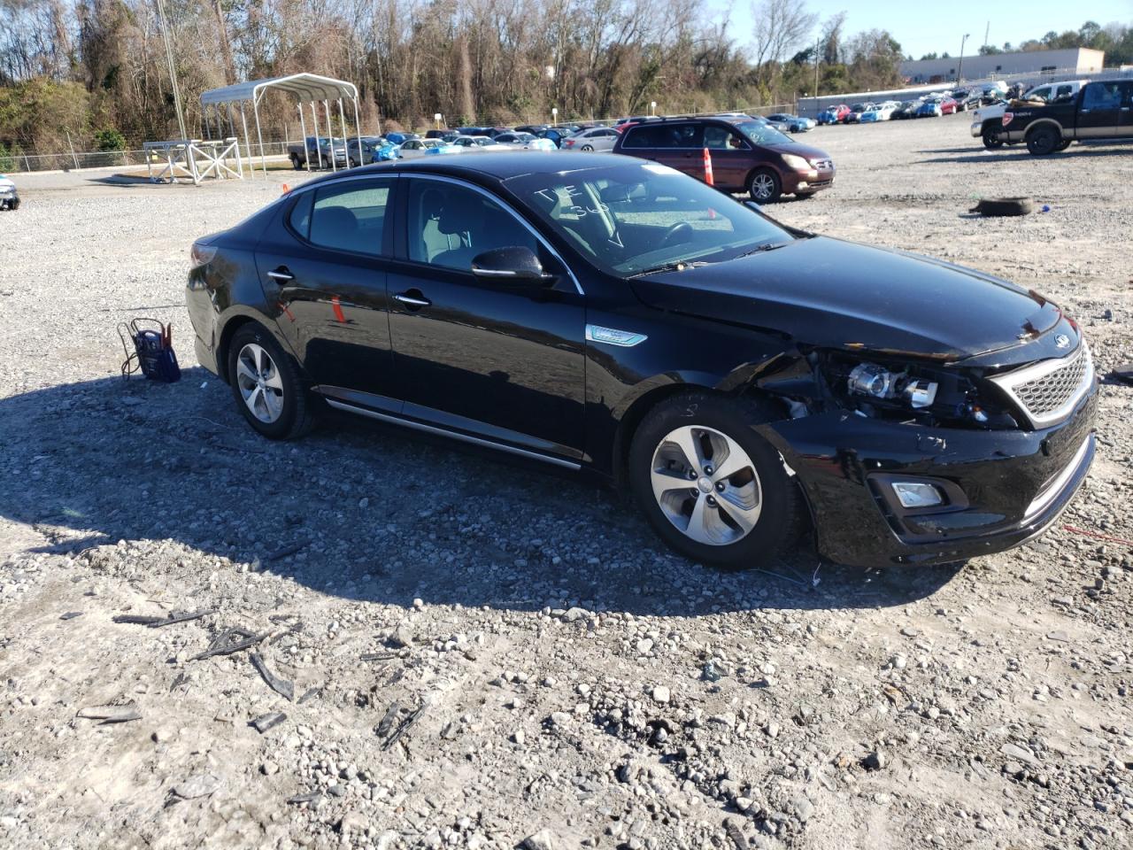KIA OPTIMA HYB 2015 with VIN KNAGM4AD0F5090819 - Photo from auction