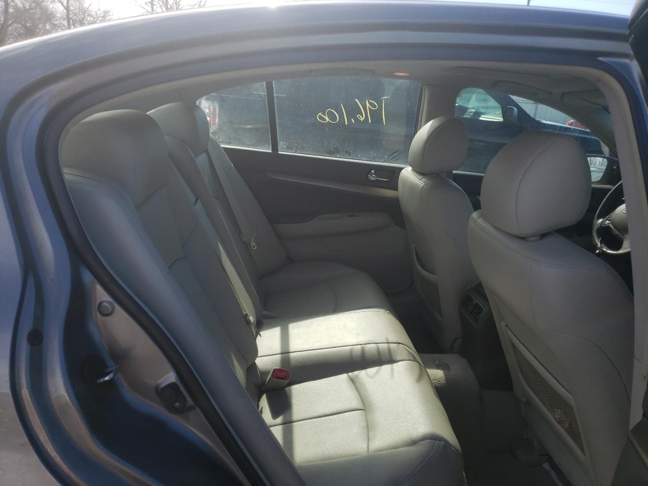 Photo 6 from auction – 2010 INFINITI G37 with VIN JN1CV6AR2AM460210