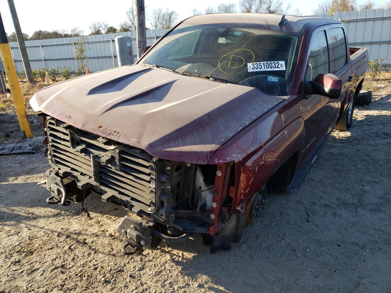 Photo 2 from auction – 2017 CHEVROLET SILVERADO with VIN 3GCUKREC8HG153476