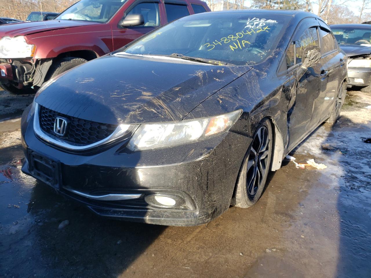 Photo 2 from auction – 2013 HONDA CIVIC EXL with VIN 19XFB2F97DE200280