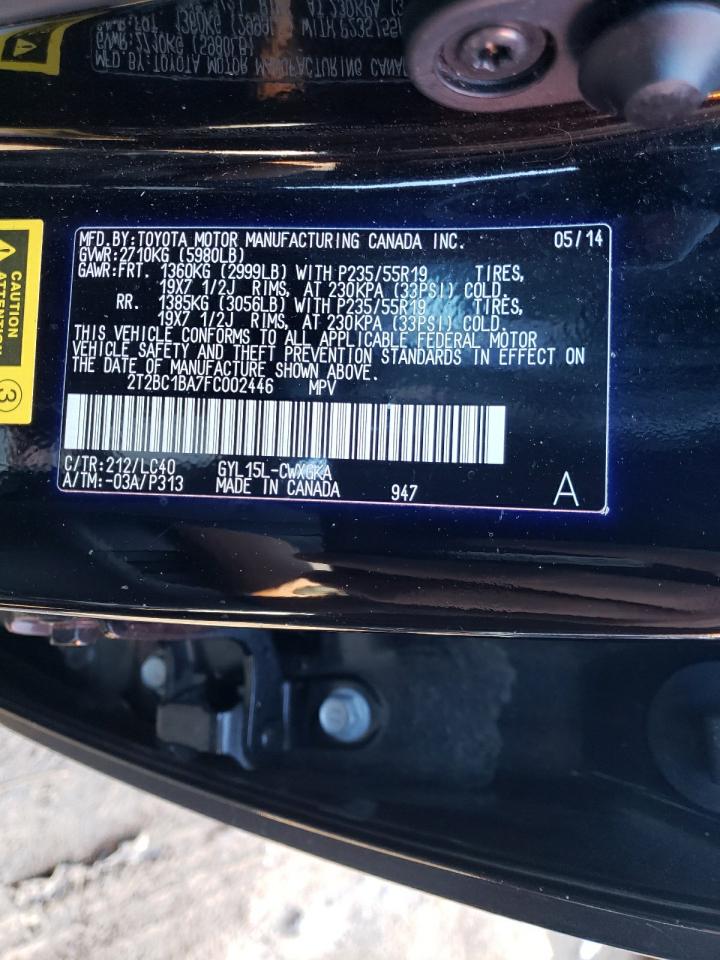 Photo 10 from auction – 2015 LEXUS RX 450H with VIN 2T2BC1BA7FC002446