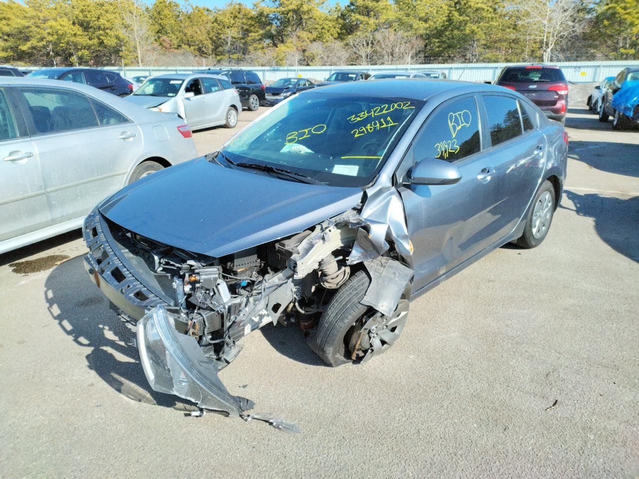 Photo 2 from auction – 2020 KIA RIO with VIN 3KPA24AD2LE298411