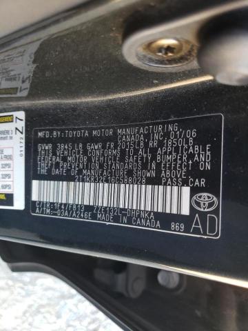 Photo 10 from auction – 2006 TOYOTA COROLLA MA with VIN 2T1KR32E16C588028