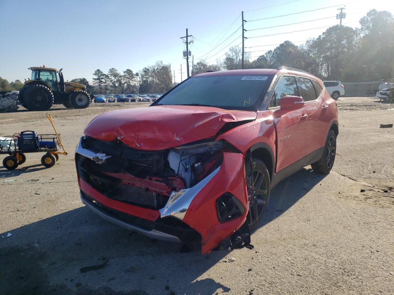 Photo 2 from auction – 2019 CHEVROLET BLAZER 3LT with VIN 3GNKBDRS8KS680473