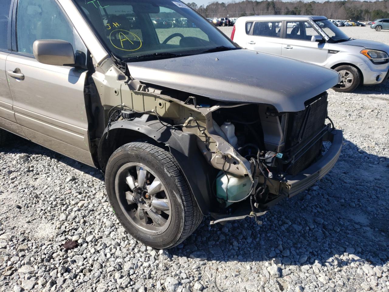 Photo 9 from auction – 2007 HONDA PILOT EXL with VIN 5FNYF28547B043359