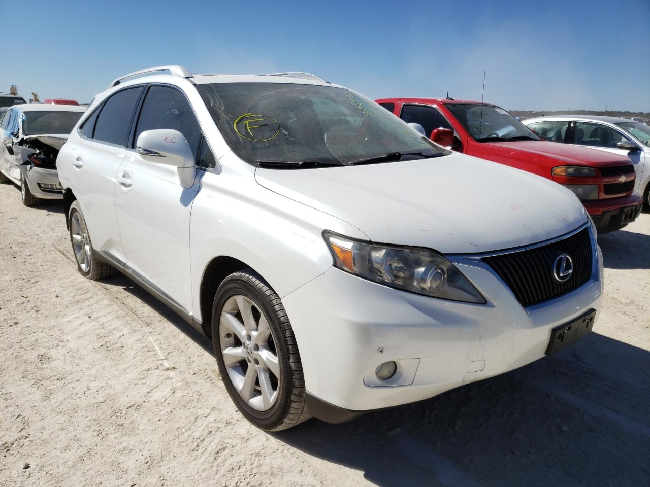 LEXUS RX 350 2010 with VIN 2T2ZK1BA5AC039120 - Photo from auction