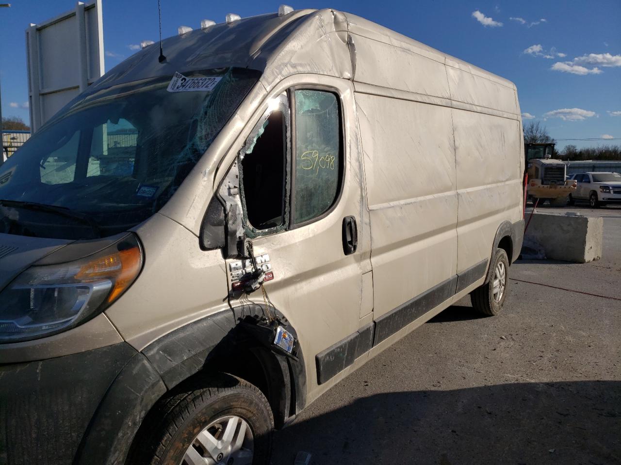 Photo 9 from auction – 2021 RAM PROMASTER with VIN 3C6MRVHG7ME574833