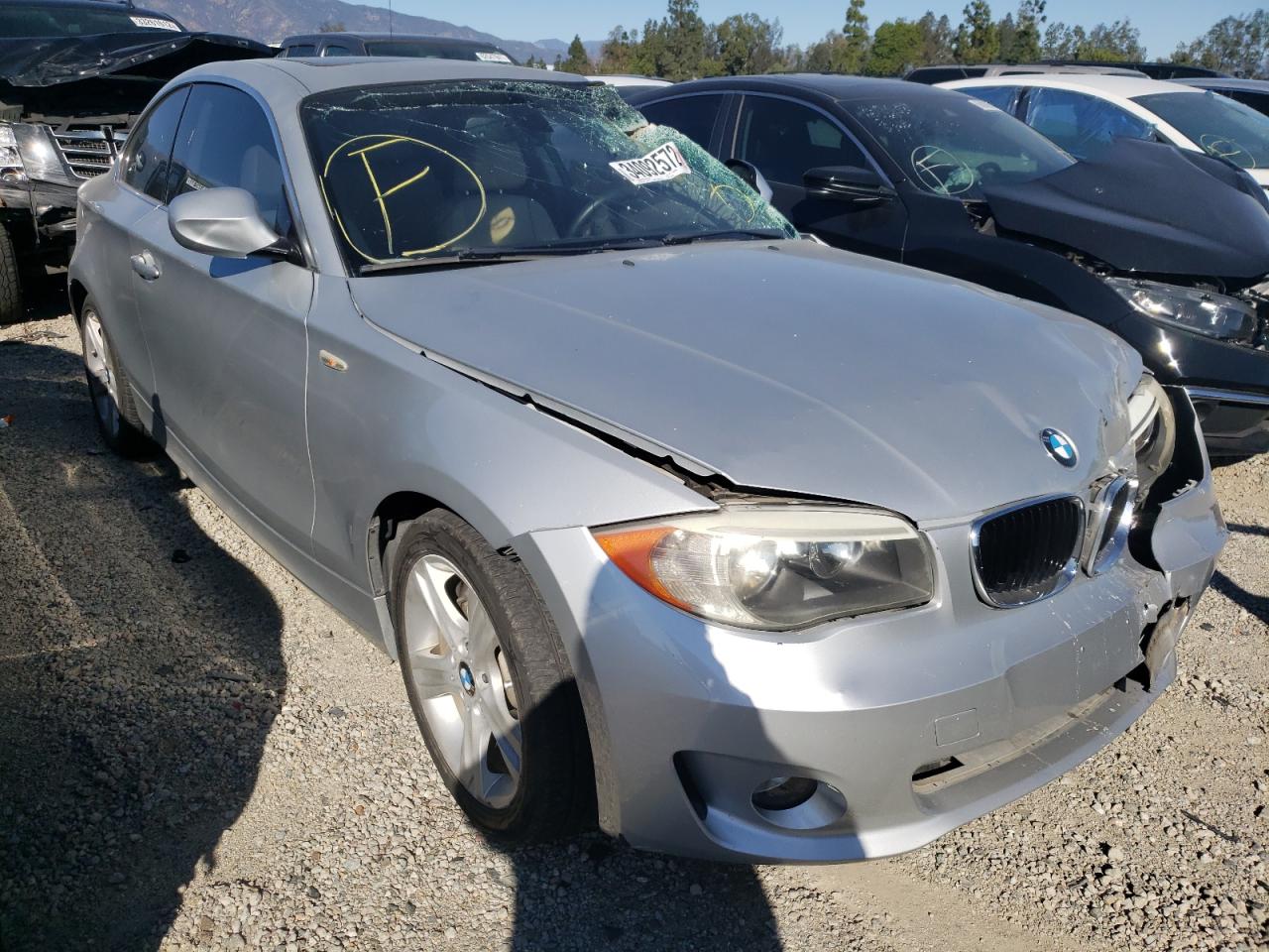 BMW 128 I 2012 with VIN WBAUP9C52CVS94143 - Photo from auction