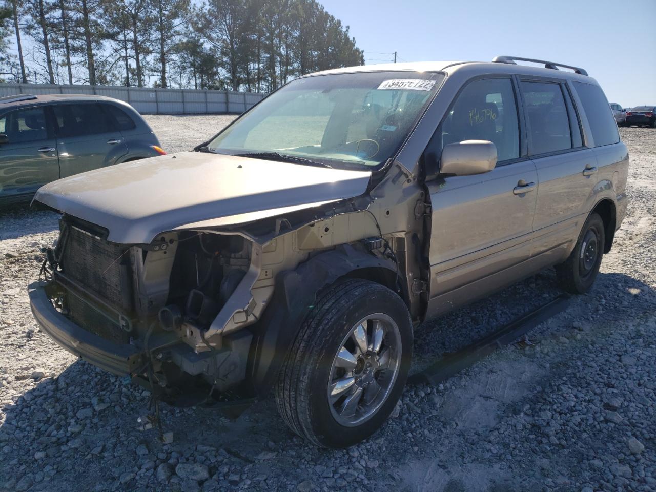 Фото 2 с аукциона – 2007 HONDA PILOT EXL с VIN 5FNYF28547B043359