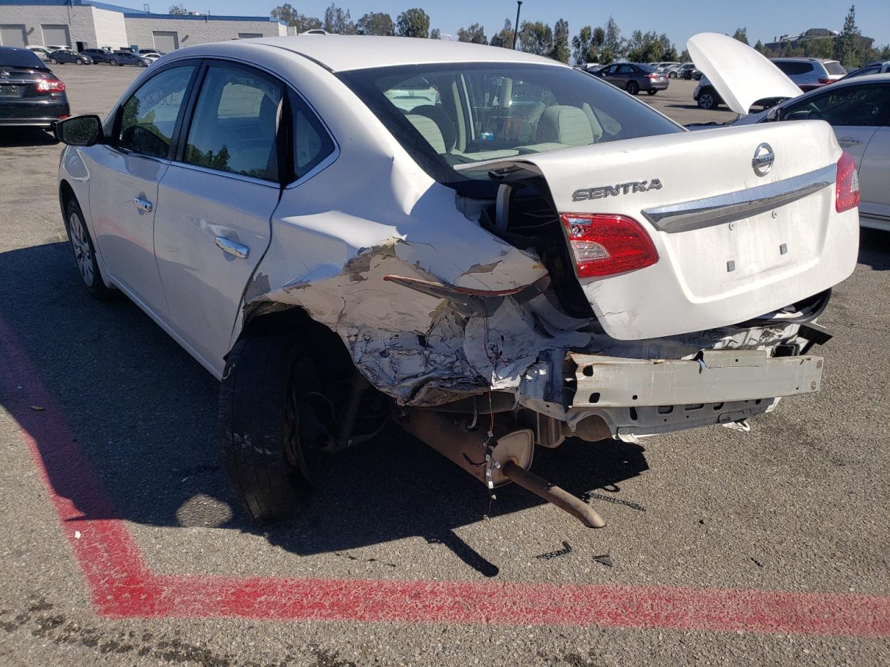 Photo 3 from auction – 2015 NISSAN SENTRA S with VIN 3N1AB7AP1FY320643