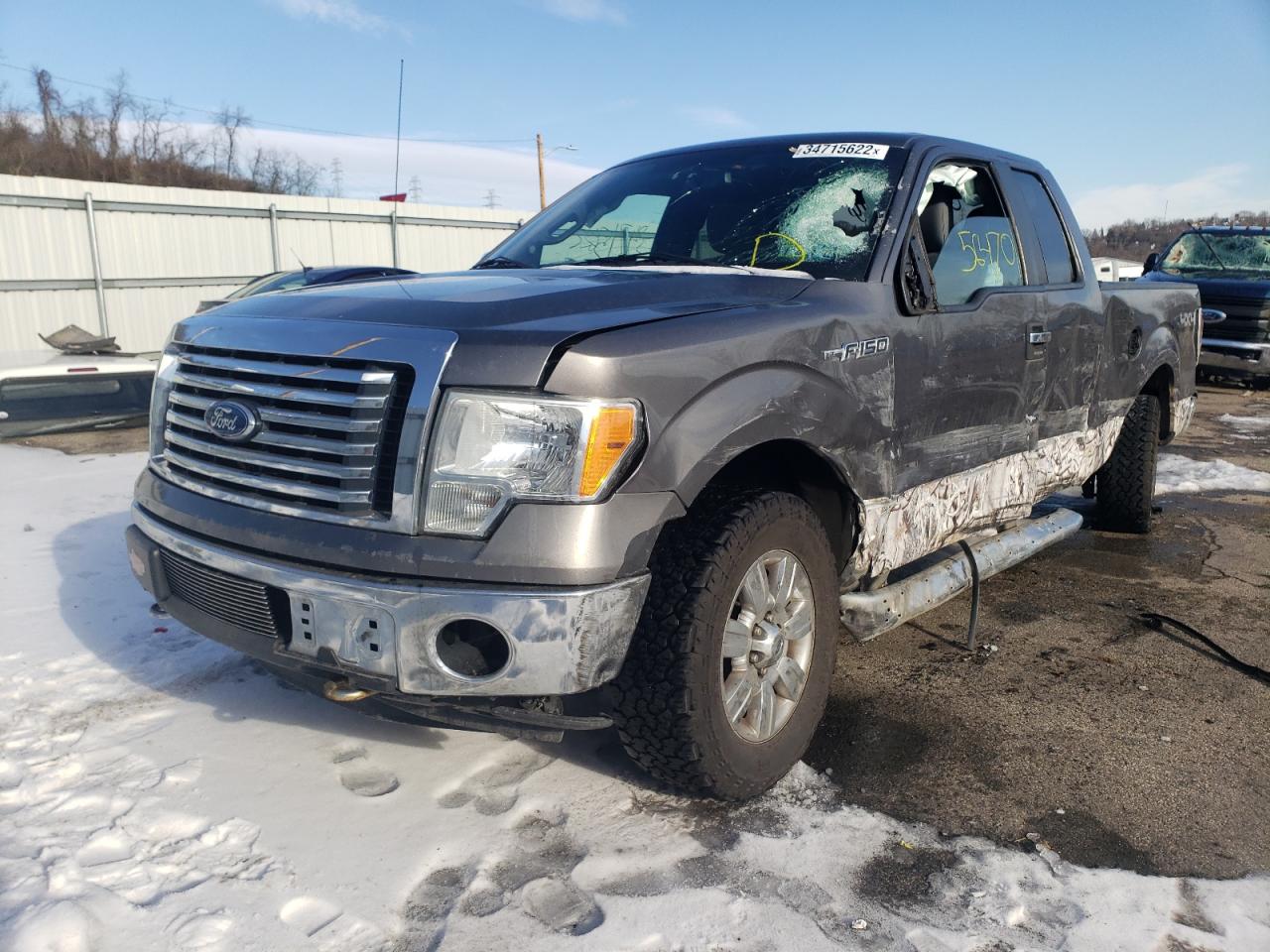 Photo 2 from auction – 2012 FORD F150 SUPER with VIN 1FTFX1ET9CFA67809