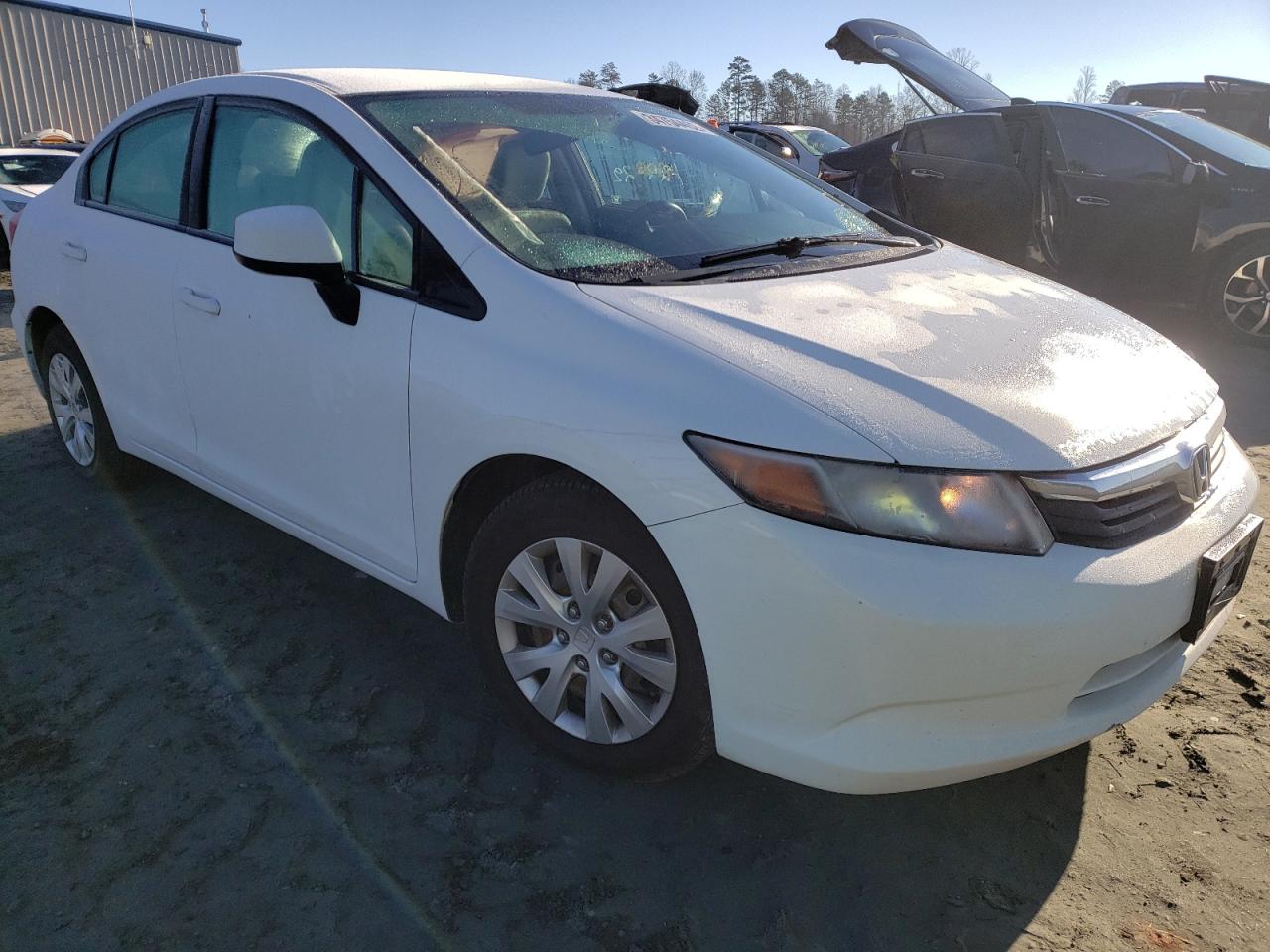 HONDA CIVIC LX 2012 with VIN 19XFB2F52CE075877 - Photo from auction