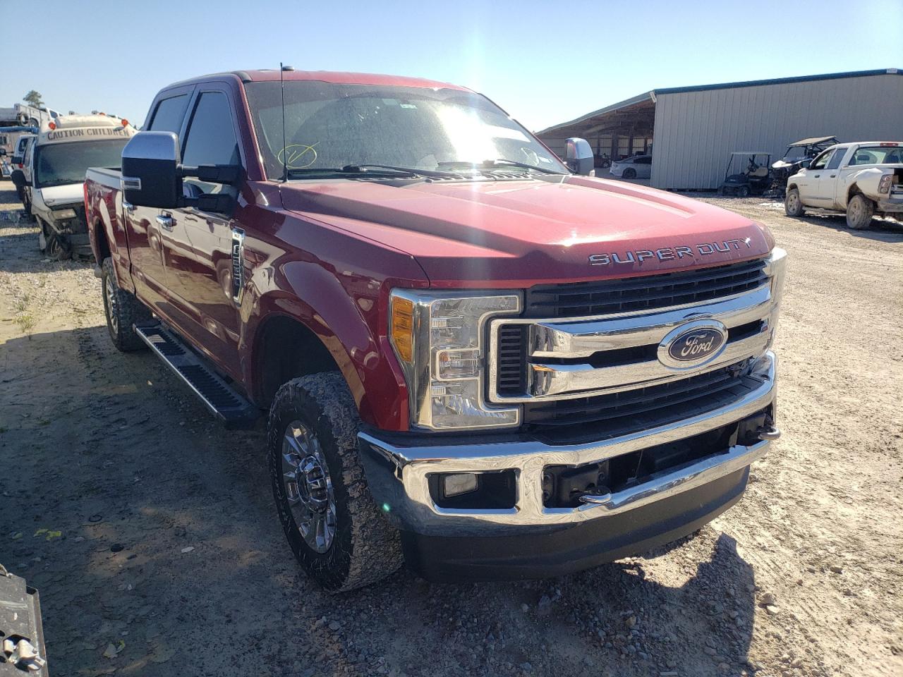 FORD F250 SUPER 2017 with VIN 1FT7W2B60HEF12835 - Photo from auction