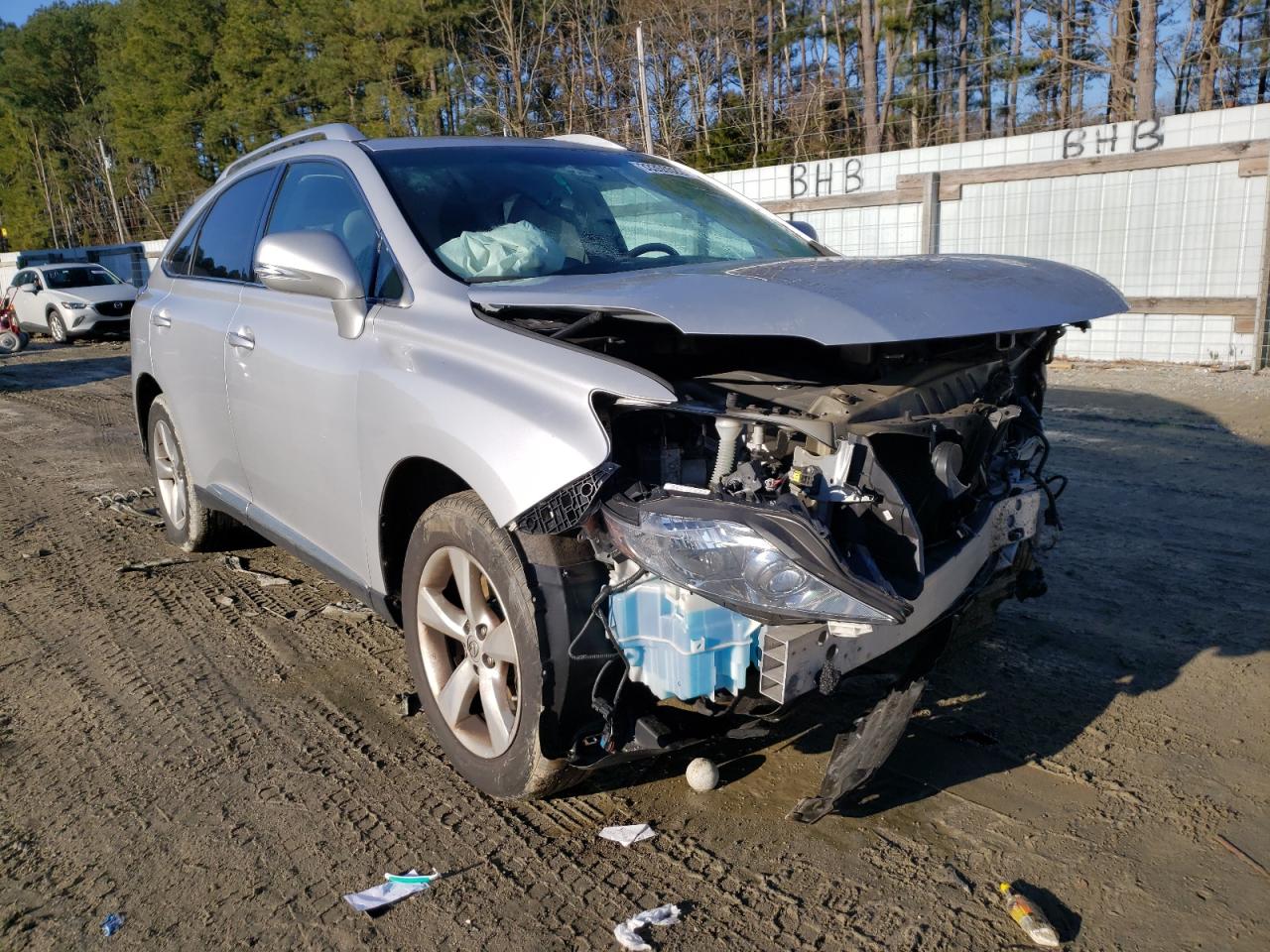 LEXUS RX 350 2011 with VIN 2T2BK1BAXBC081740 - Photo from auction