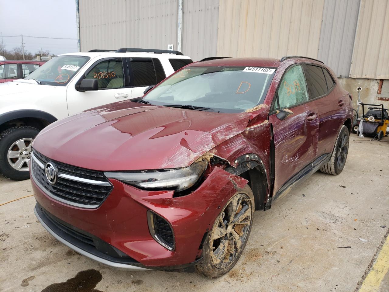 Photo 2 from auction – 2021 BUICK ENVISION P with VIN LRBFZMR48MD180872