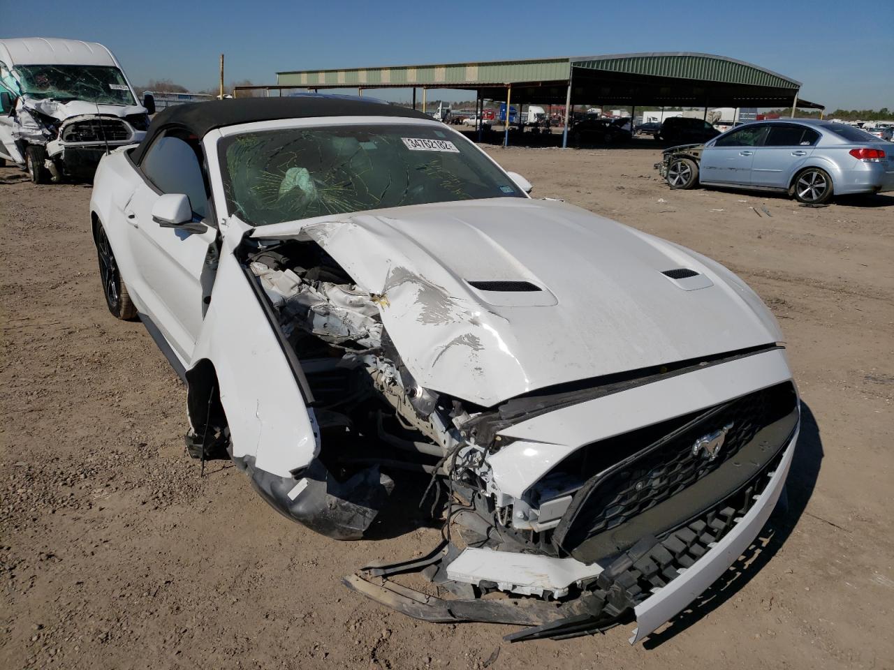 FORD MUSTANG 2018 with VIN 1FATP8UH2J5145249 - Photo from auction