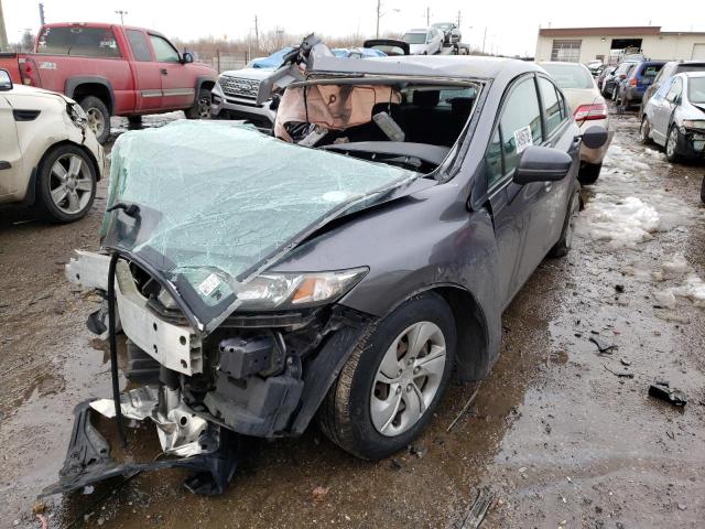 Photo 2 from auction – 2014 HONDA CIVIC LX with VIN 19XFB2F56EE063394