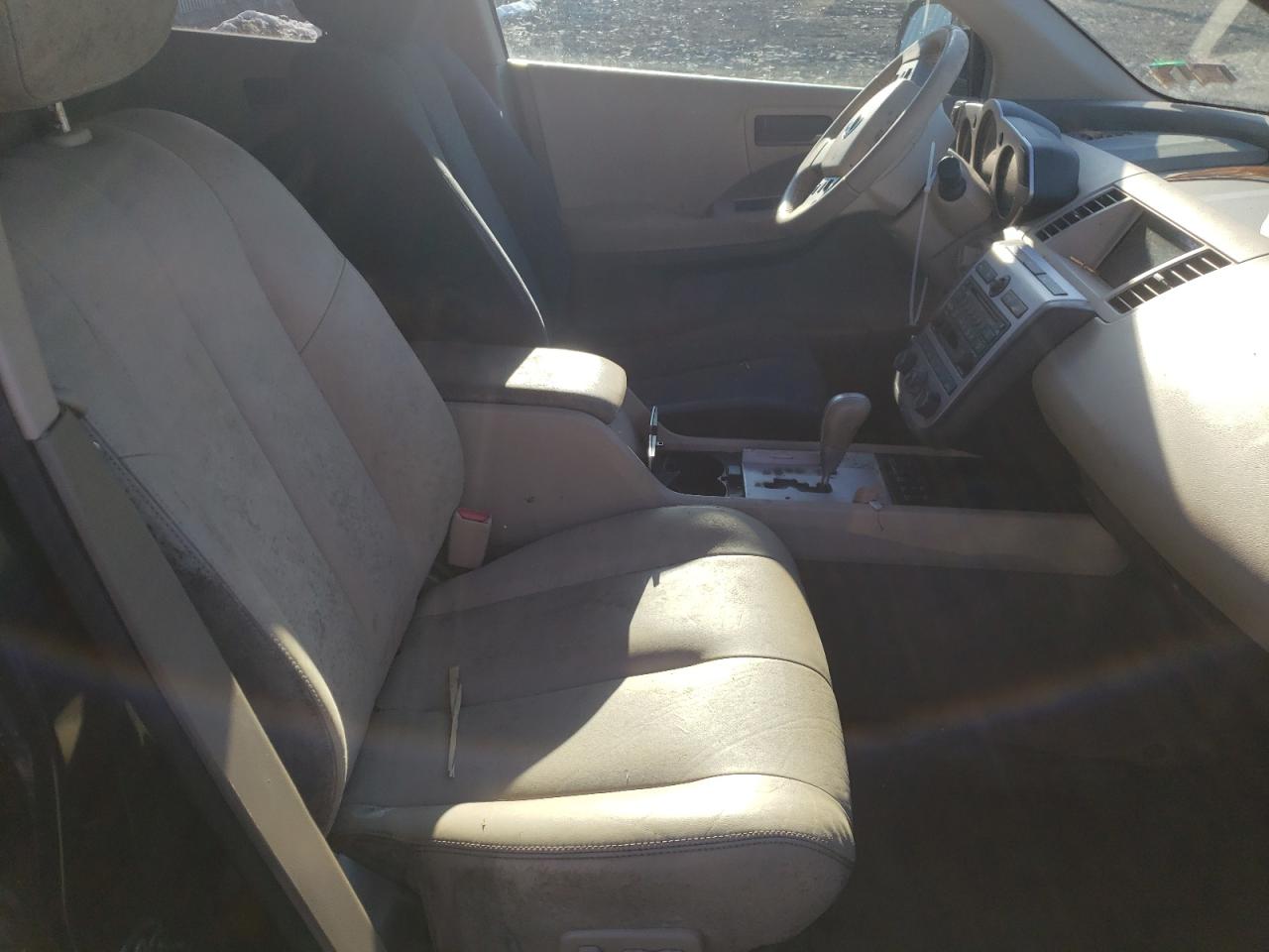 Zdjęcie 5 z aukcji – 2005 NISSAN MURANO z VIN JN8AZ08W15W436285