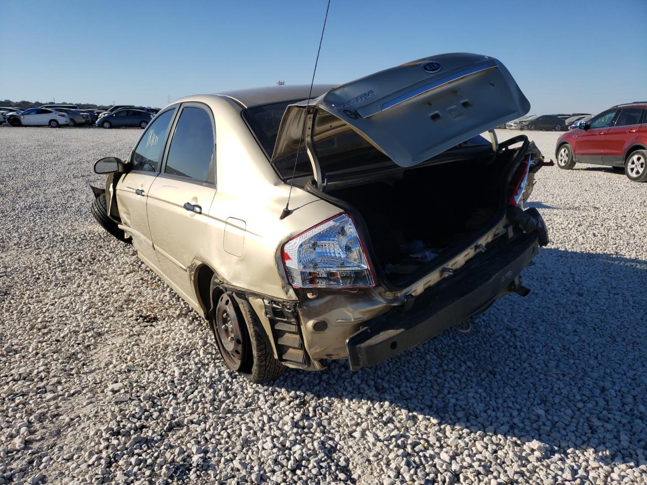 Photo 9 from auction – 2009 KIA SPECTRA EX with VIN KNAFE221395652119