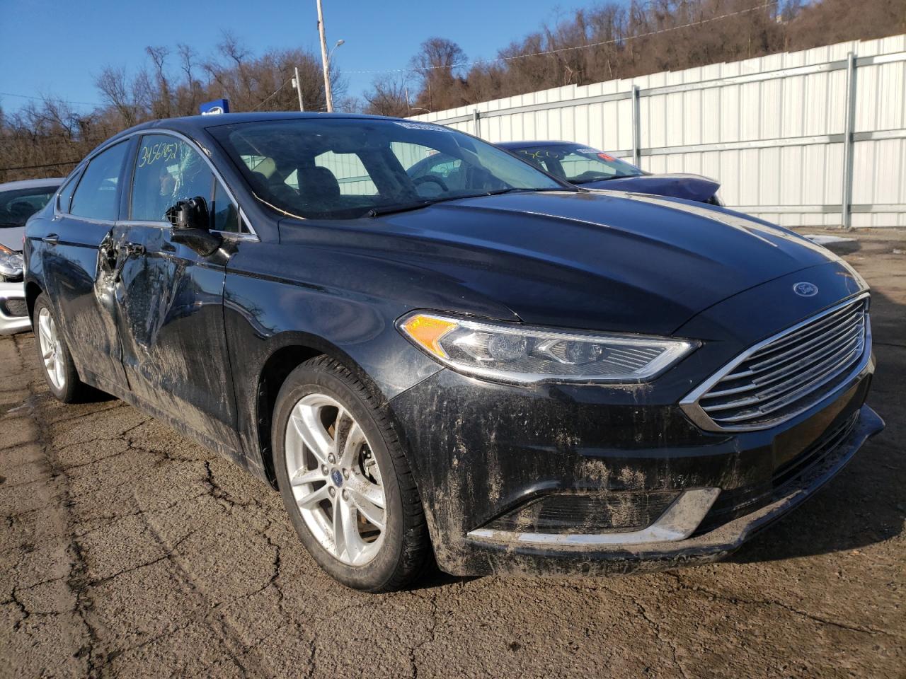 Photo 1 from auction – 2018 FORD FUSION SE with VIN 3FA6P0HD8JR202489