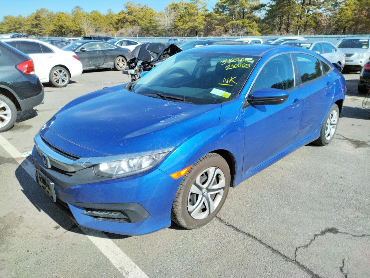 Photo 2 from auction – 2017 HONDA CIVIC LX with VIN 19XFC2F59HE210065