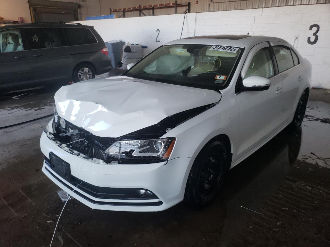 Photo 2 from auction – 2016 VOLKSWAGEN JETTA SEL with VIN 3VWL17AJ9GM227699