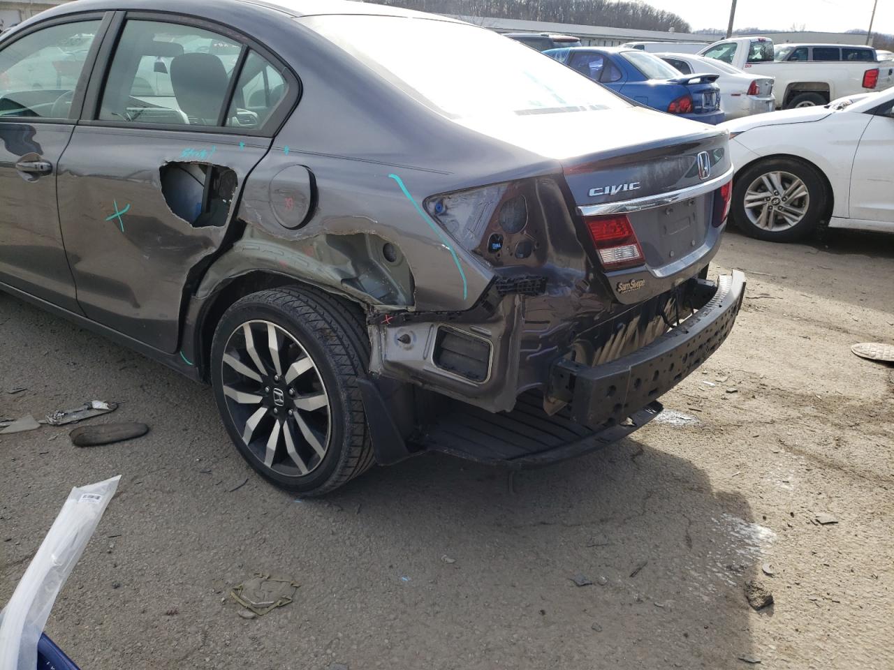 Photo 9 from auction – 2014 HONDA CIVIC EXL with VIN 19XFB2F95EE085552