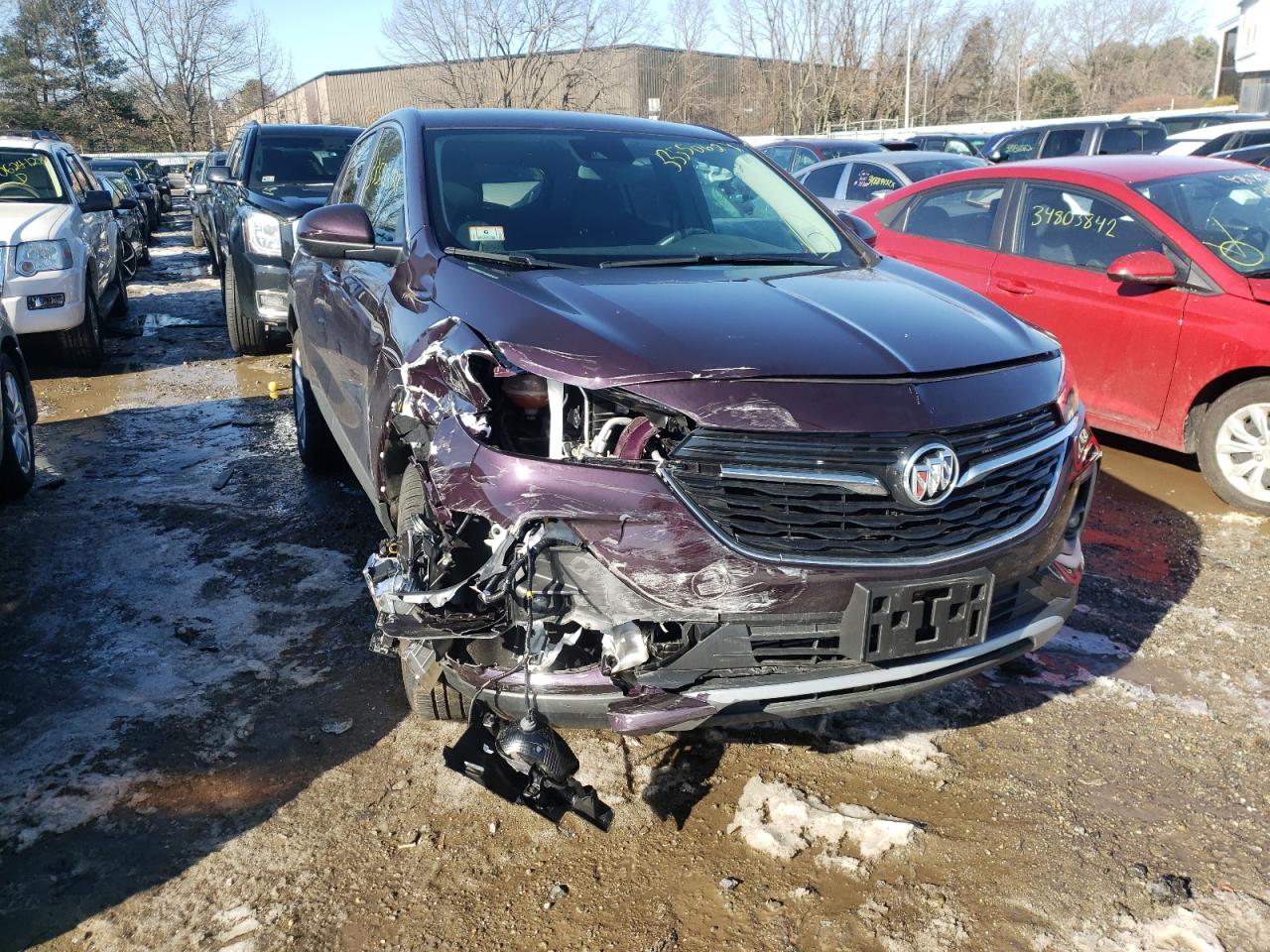 BUICK ENCORE GX 2021 with VIN KL4MMCSL9MB093149 - Photo from auction
