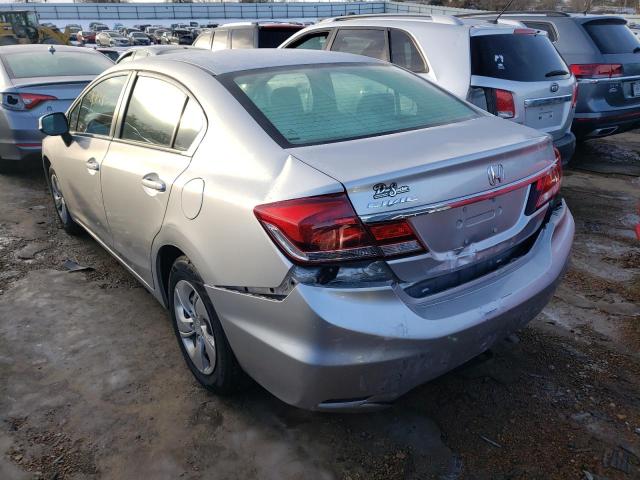 Photo 3 from auction – 2013 HONDA CIVIC LX with VIN 19XFB2F58DE063203