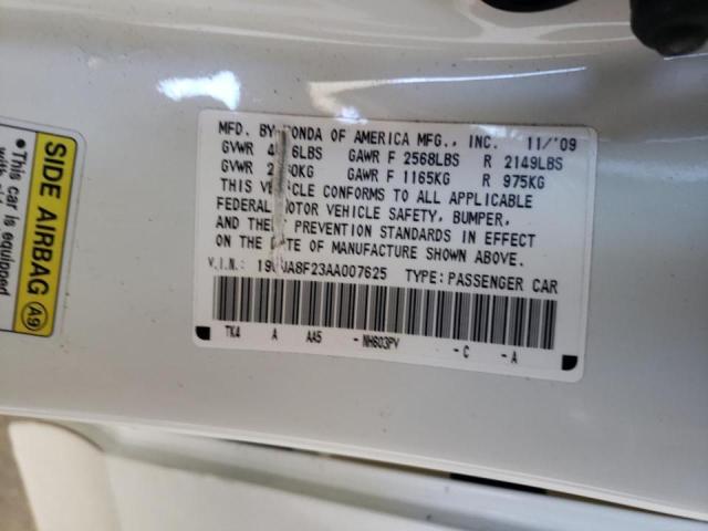 Photo 10 from auction – 2010 ACURA TL with VIN 19UUA8F23AA007625