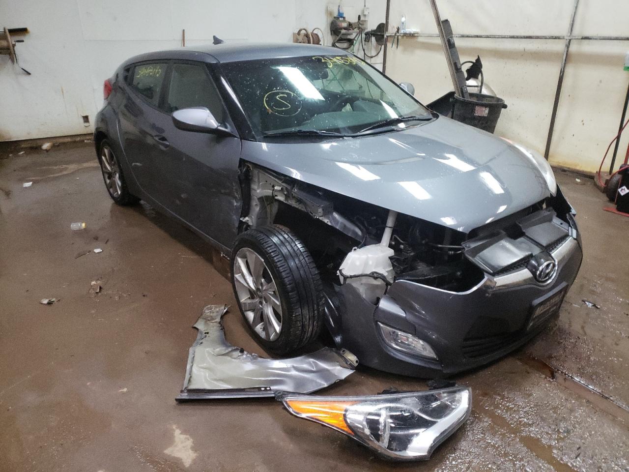 HYUNDAI VELOSTER 2017 with VIN KMHTC6AD0HU308343 - Photo from auction